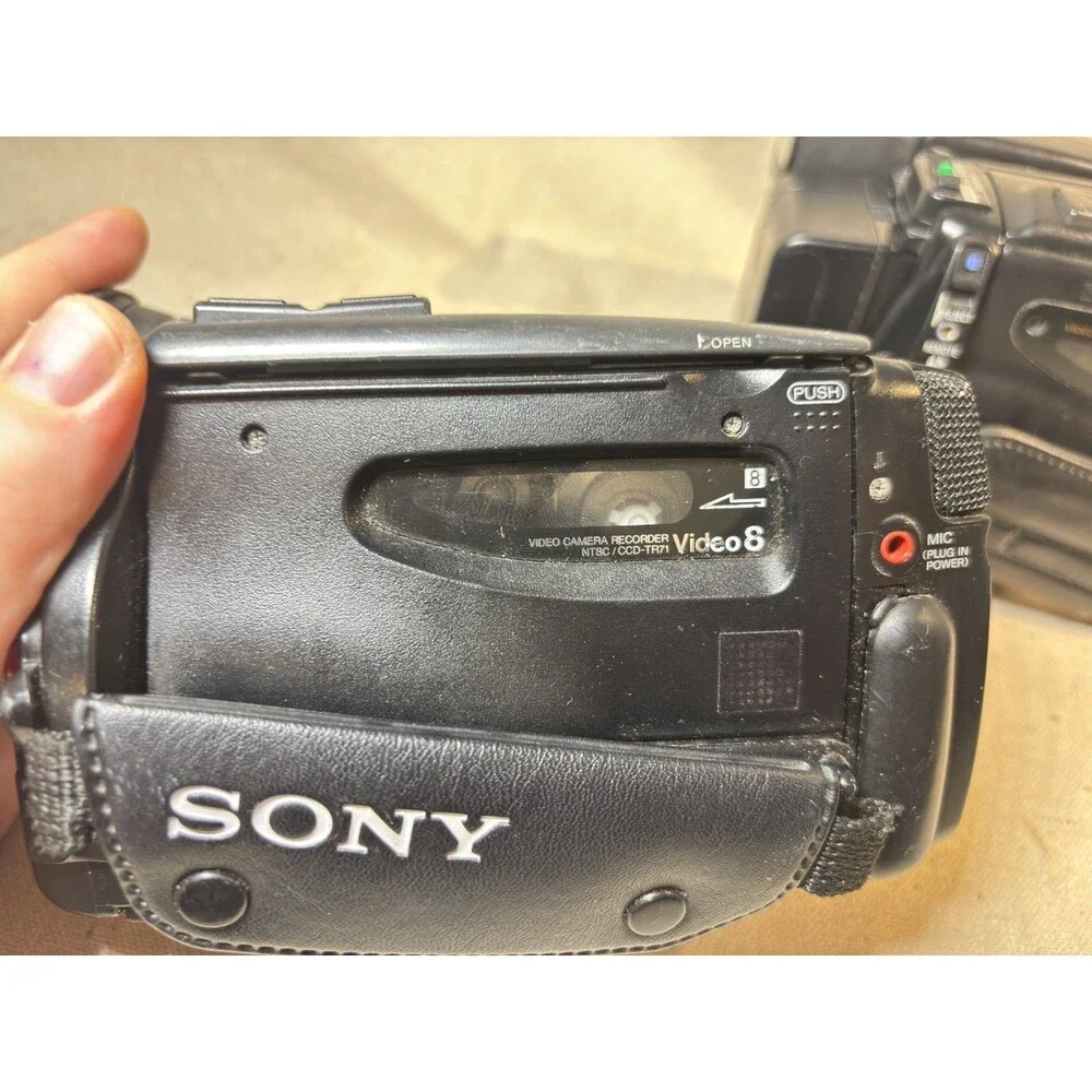 Lot of 2 Sony 8mm HandyCams For Parts - CCD-TR65, CCD-TR71